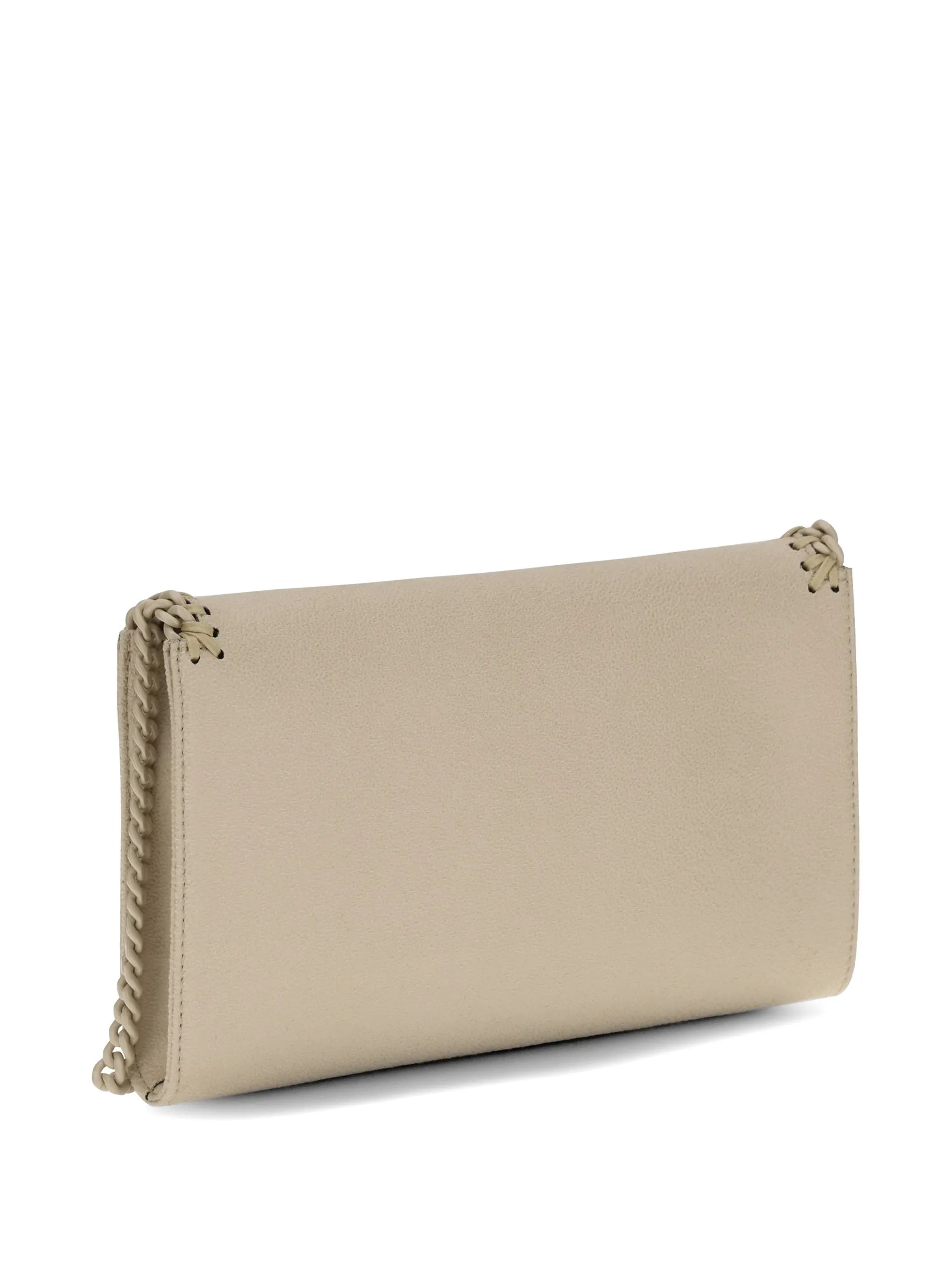 Rectangular Polyester Wallet Bag With Chain Detail