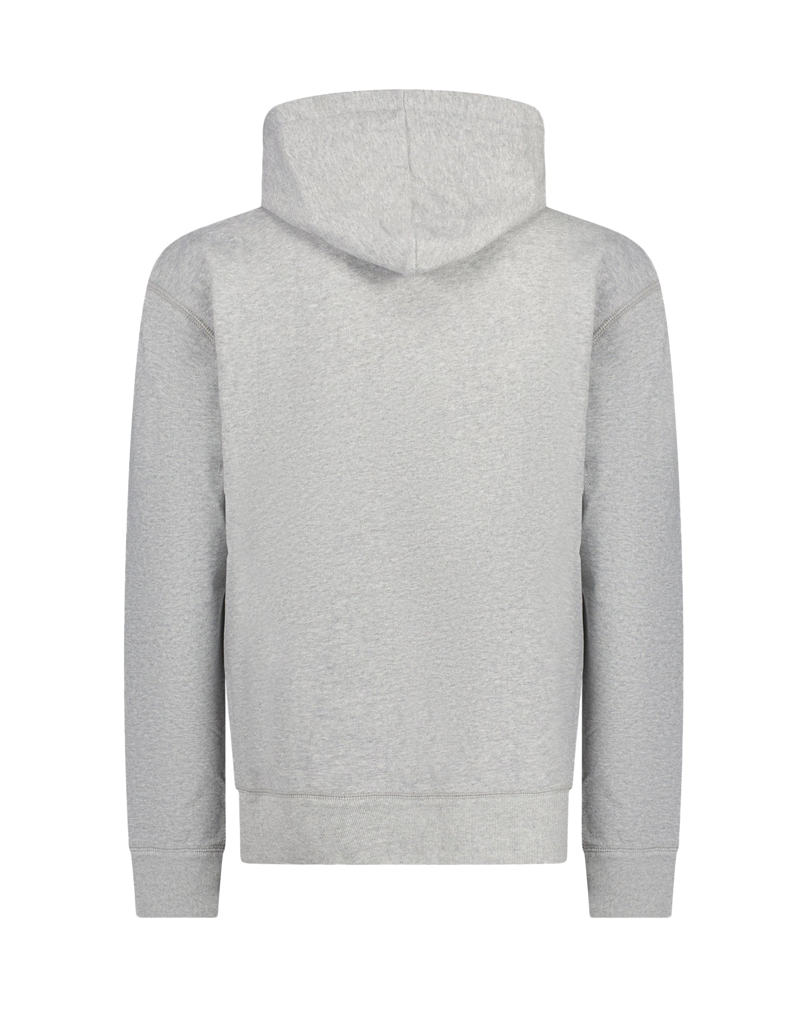 Kangaroo Pocket Grey Hoodie with Drawstring Detail
