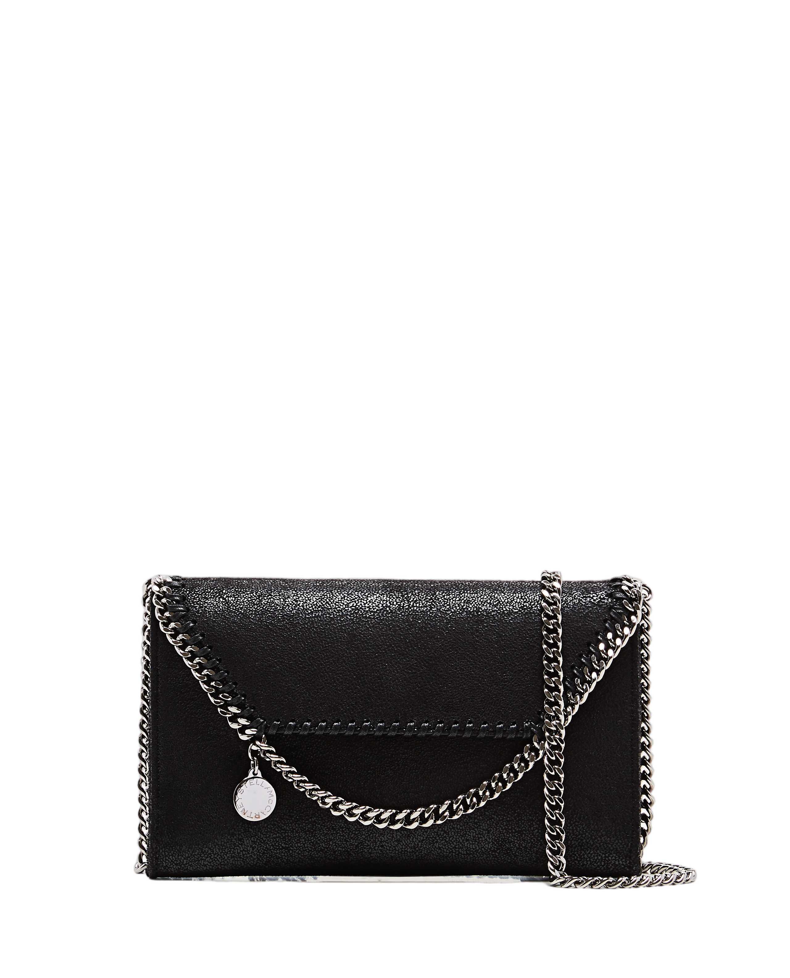 Black Falabella Shaggy Deer Vegan Wallet Bag