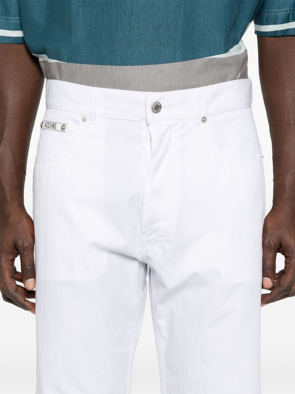 Classic White Trousers