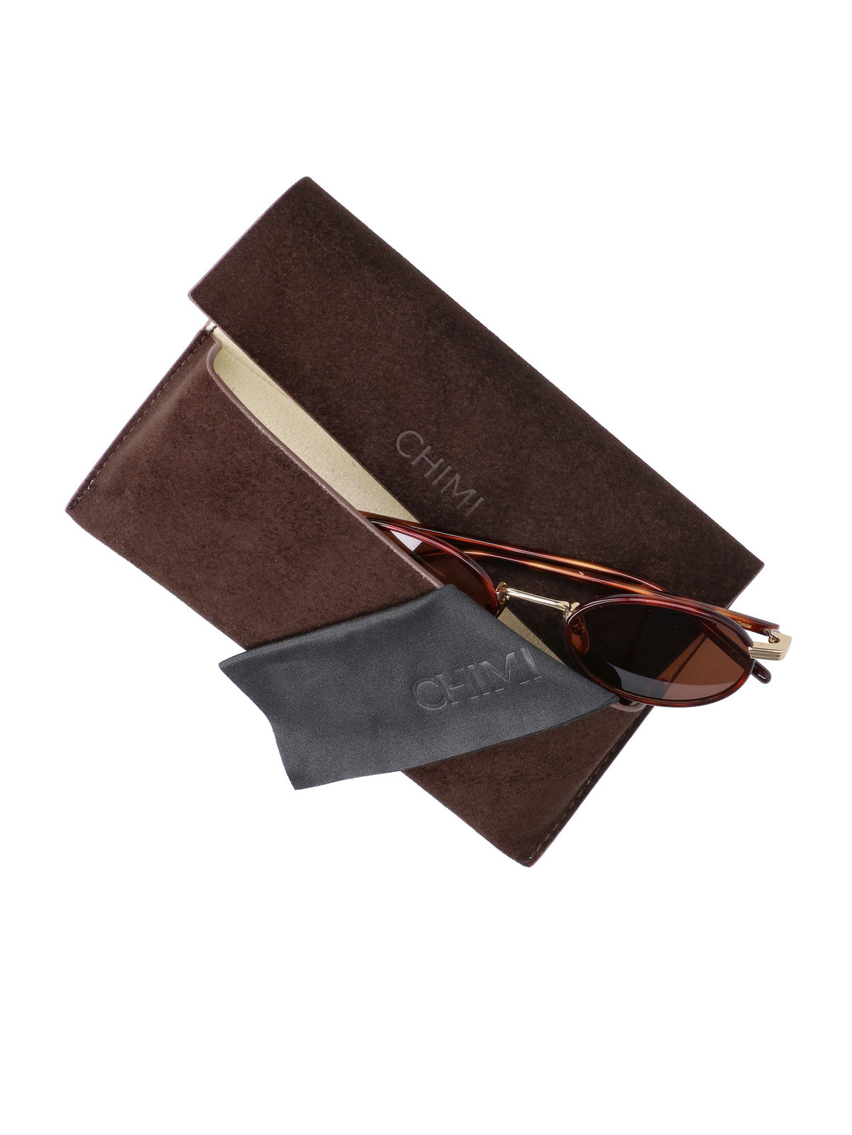 Brown Lea Tortoiseshell Oval Polarized Sunglasses