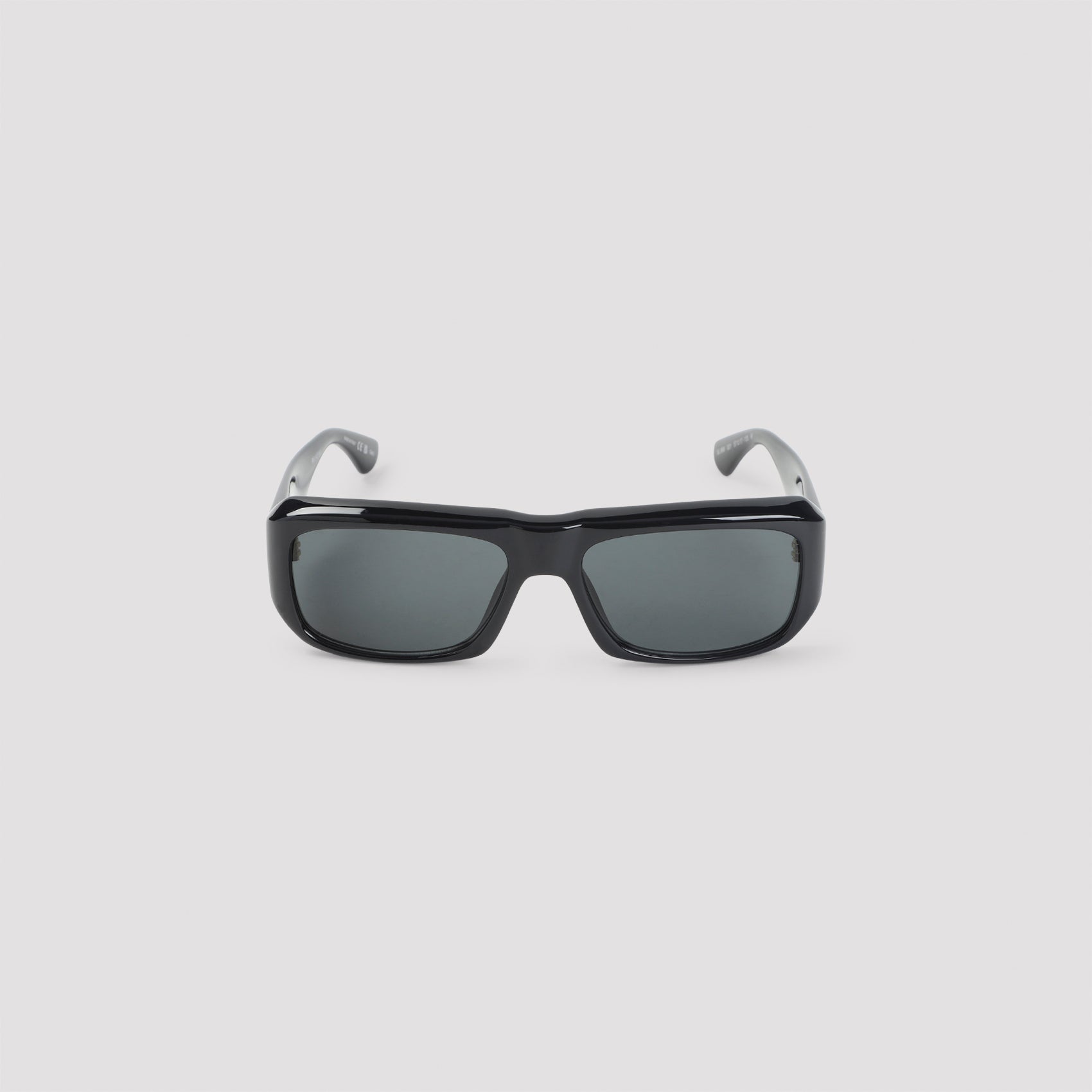 Rectangular Acetate Sunglasses With Gold Detailing