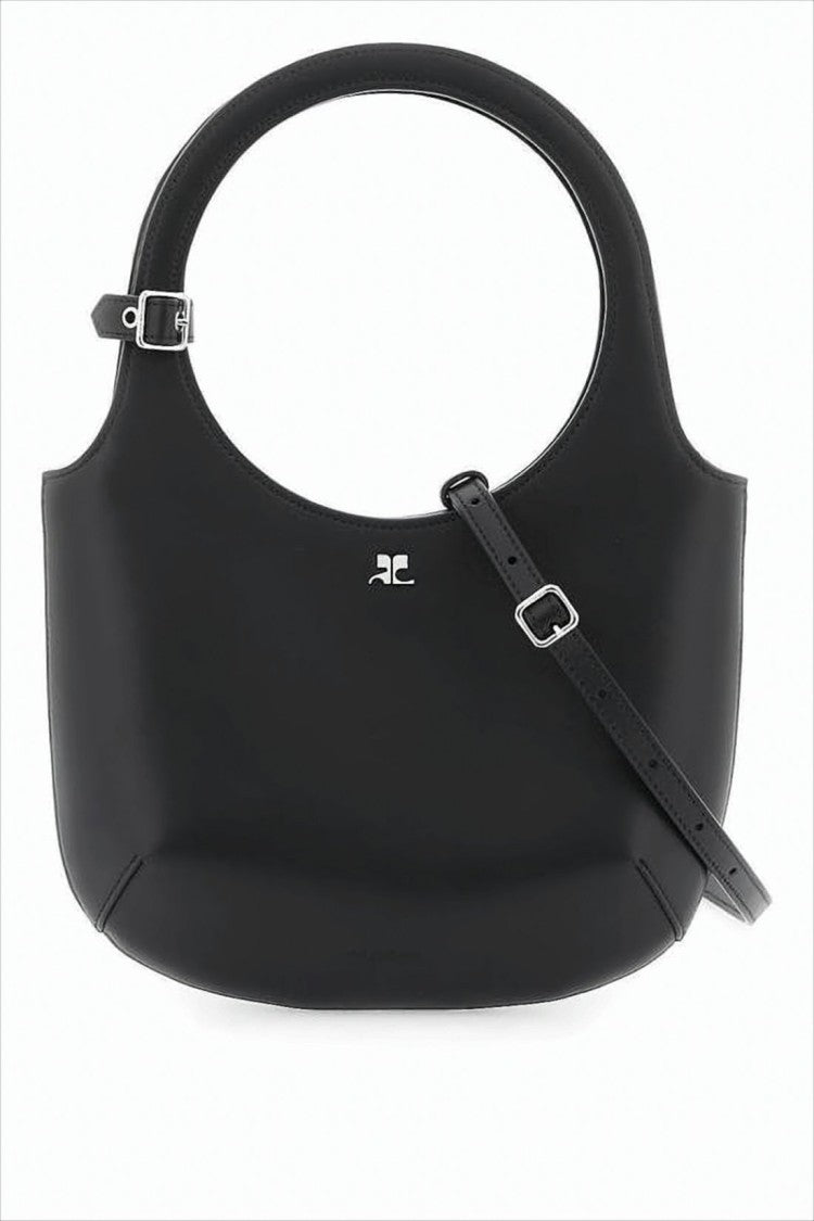 Calf Leather Tote Bag with Adjustable Strap
