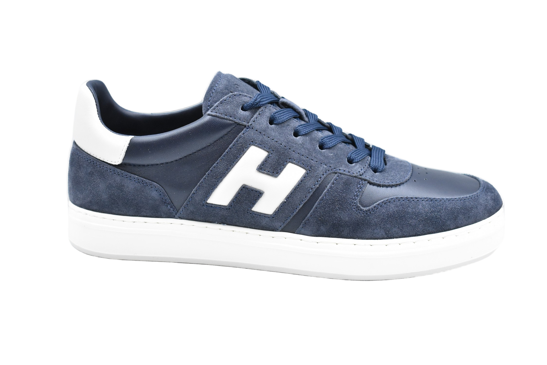 Deep Blue Low-Top Sneakers