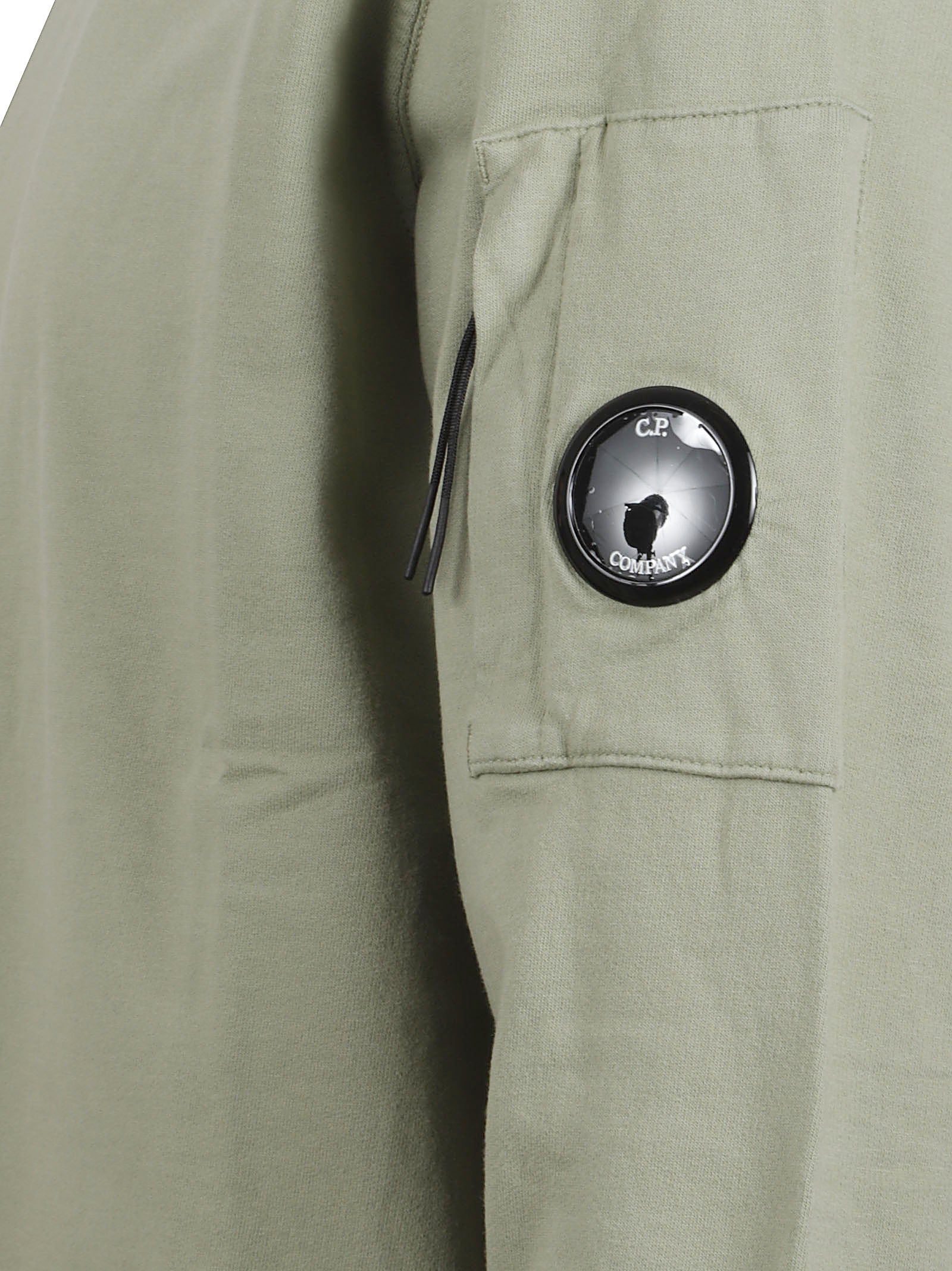 Minimalist Cotton Sweater with Zippered Pocket Detail