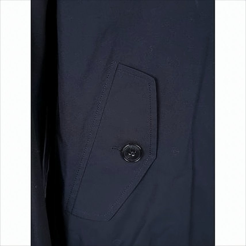 Classic Blue Bomber Jacket with Zip Closure