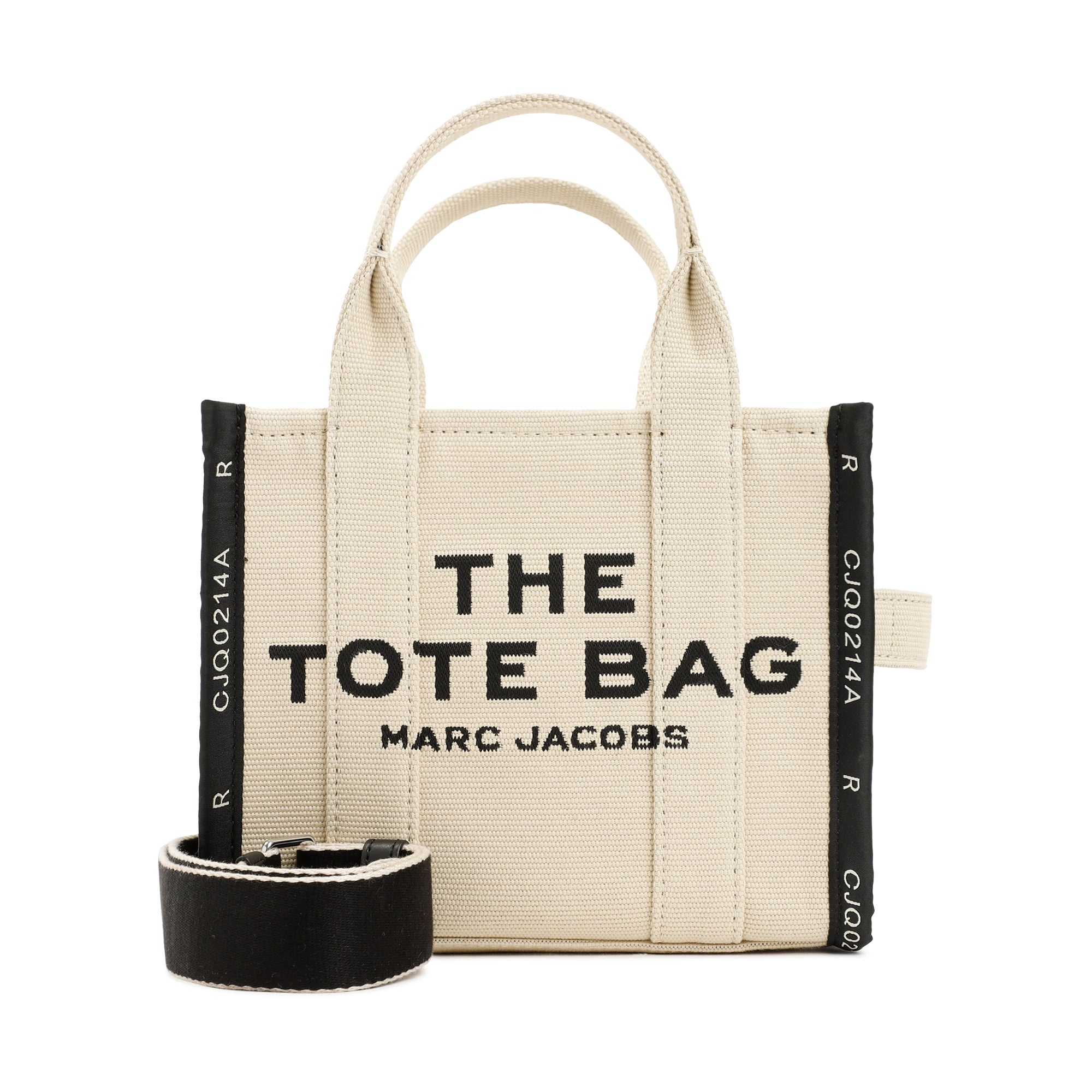 Small Structured Tote Bag With Adjustable Webbing Strap