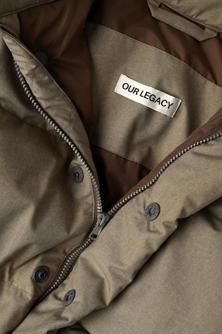 High-Collar Quilted Padded Jacket