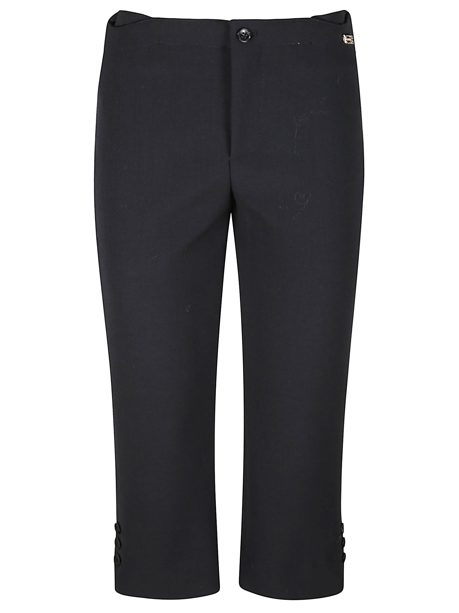 Tab Detail Cropped Trouser