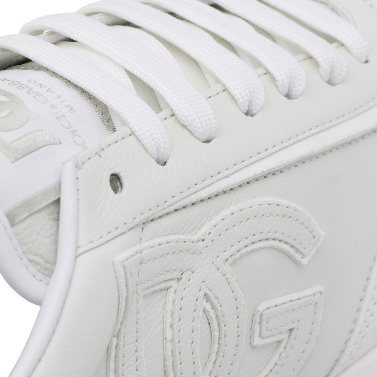 Low-Top Sneakers with Textured Logo
