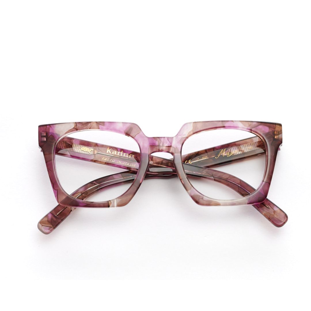 Maya Oversized Square Frame Sunglasses with Marbled Finish