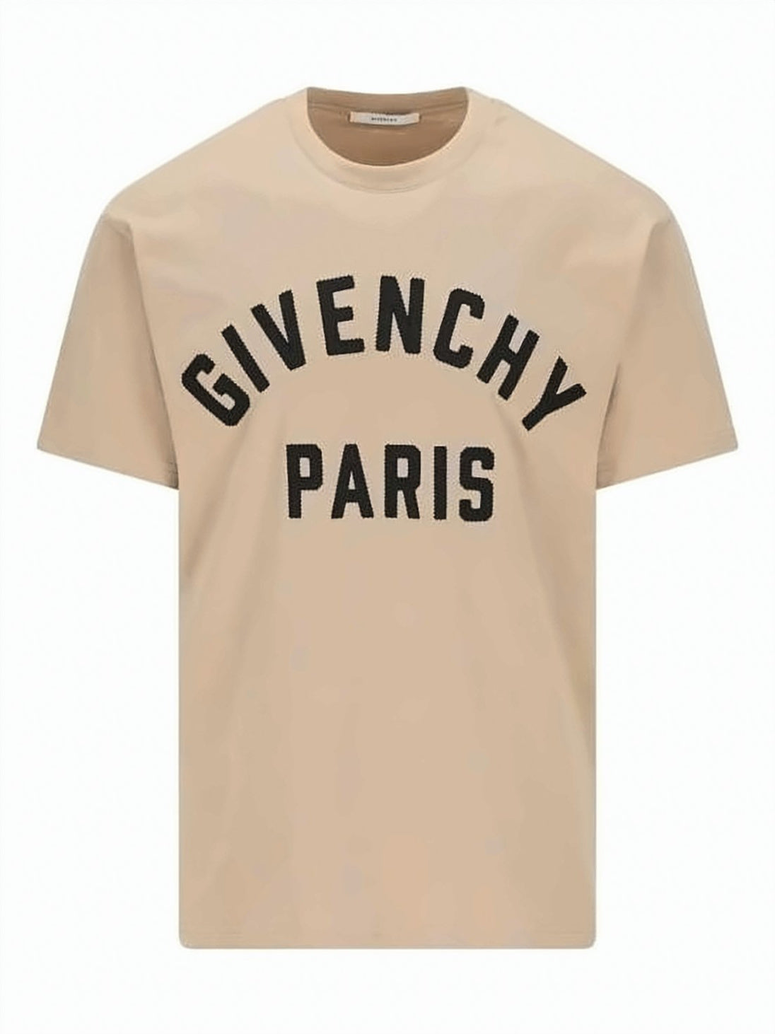 Relaxed Fit Short-Sleeved T-Shirt with Arched Lettering