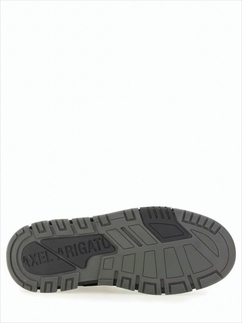 Low-Top Sneakers With Suede Accents And Gold Branding