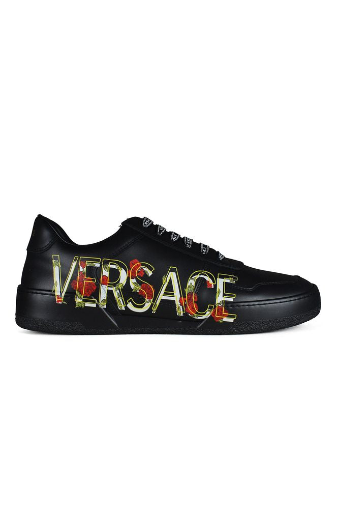 Sneakers Black Floral