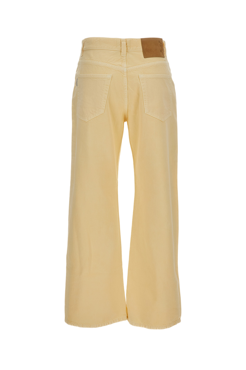 Organic Cotton-Linen Wide-Leg Jeans