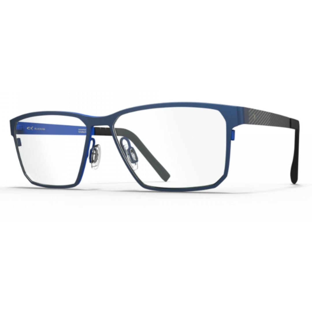 Bf991 Westhampton Rectangular Frame Eyeglasses with Matte Deep Blue Finish