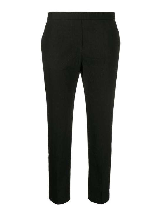 Tailored Straight-Leg Cropped Pants from