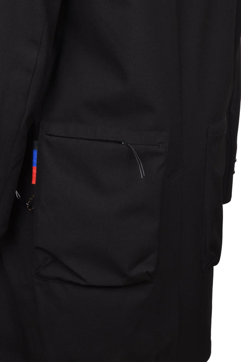 Adhocconcept Long Technical Jacket - Black