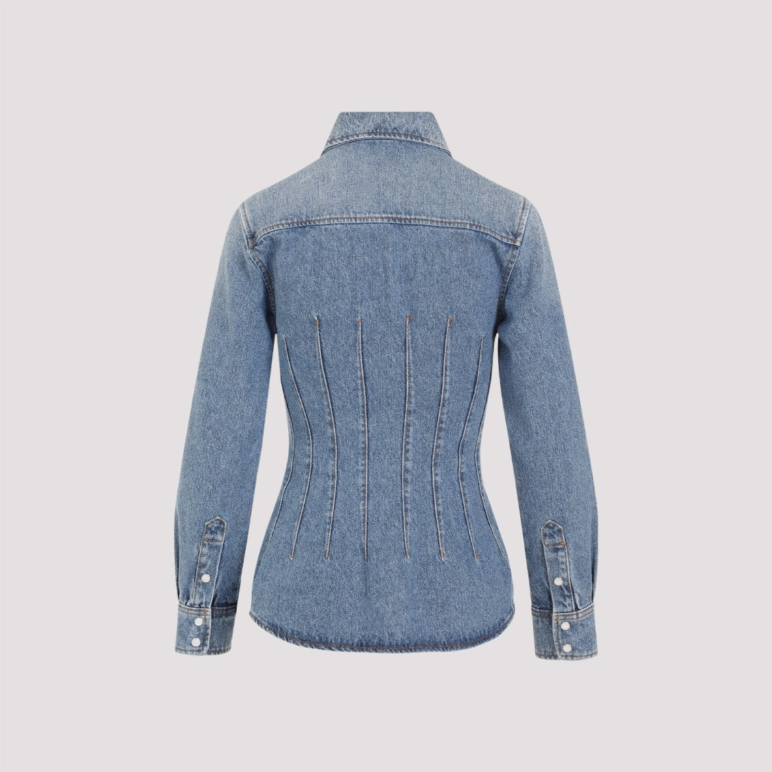Foggy Blue Cotton Shirt