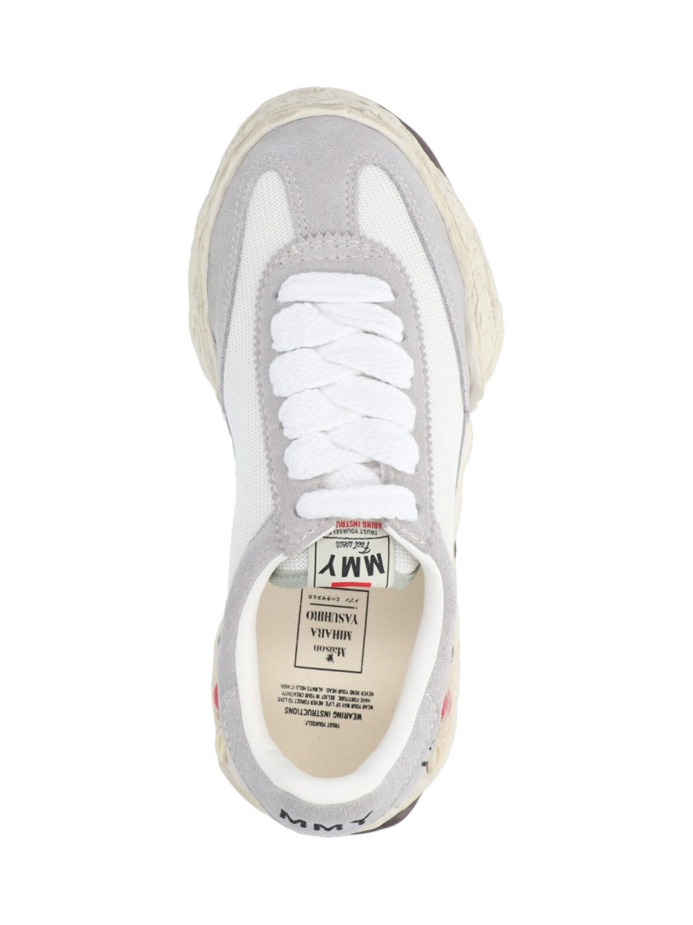 Round Toe Sneakers With Suede And Fabric Blend