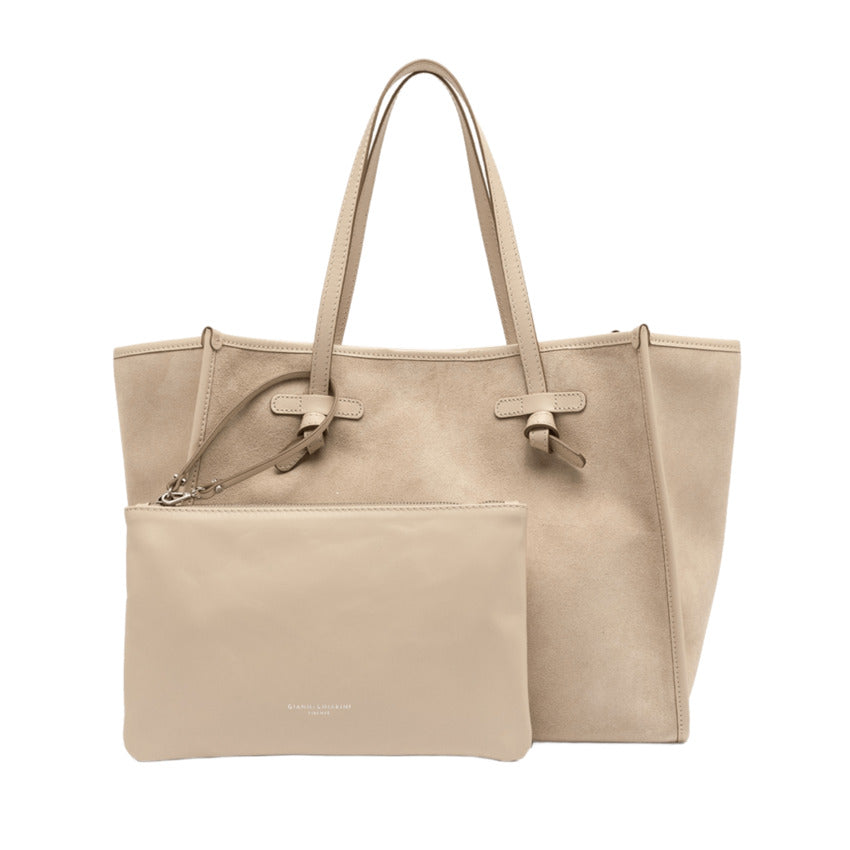 Canvas Handbag with Matching Pouch