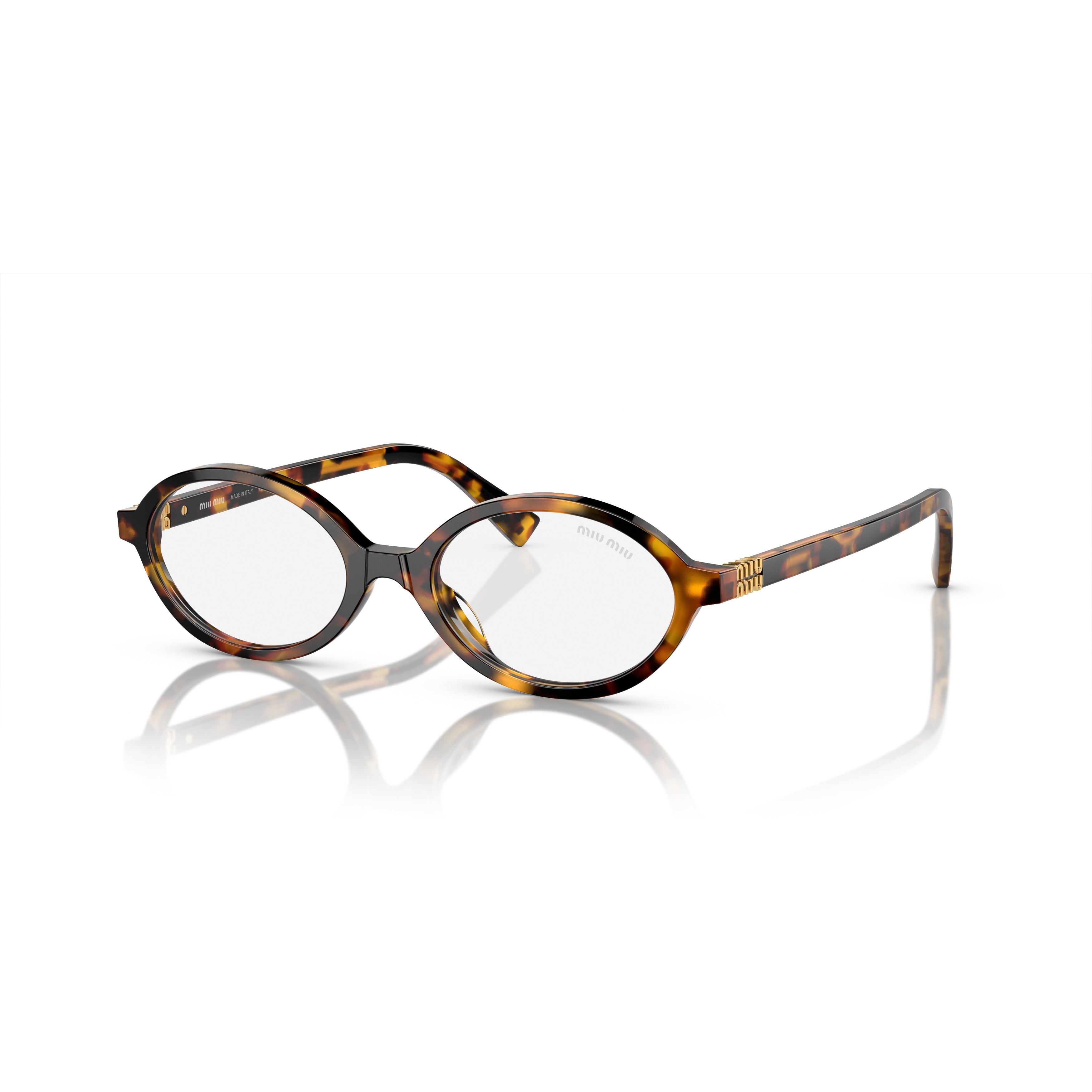 0mu 04zs Tortoiseshell Oval Frame Acetate Eyeglasses