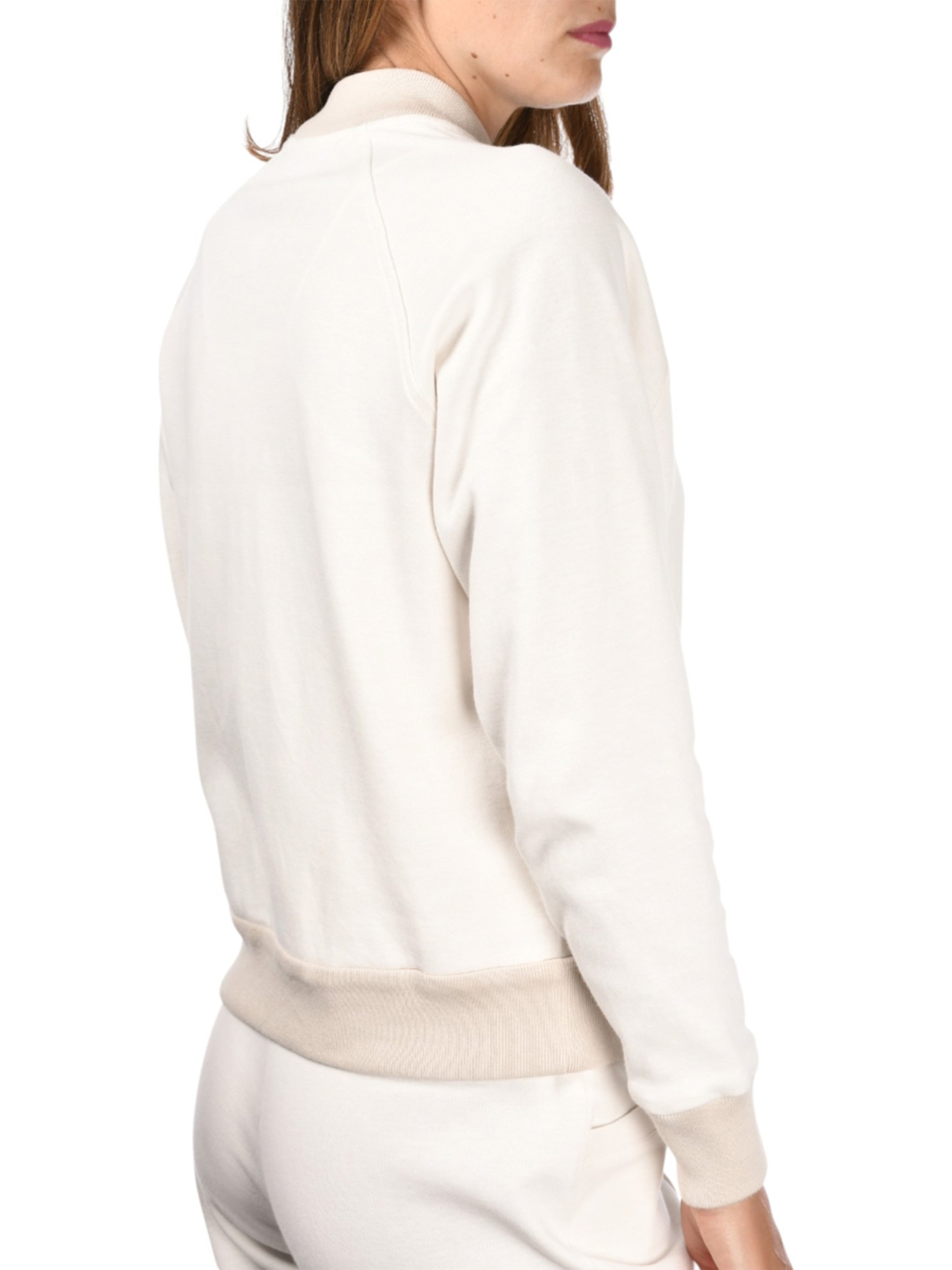 Black Bomber Zip Minimalist Cotton Jacket