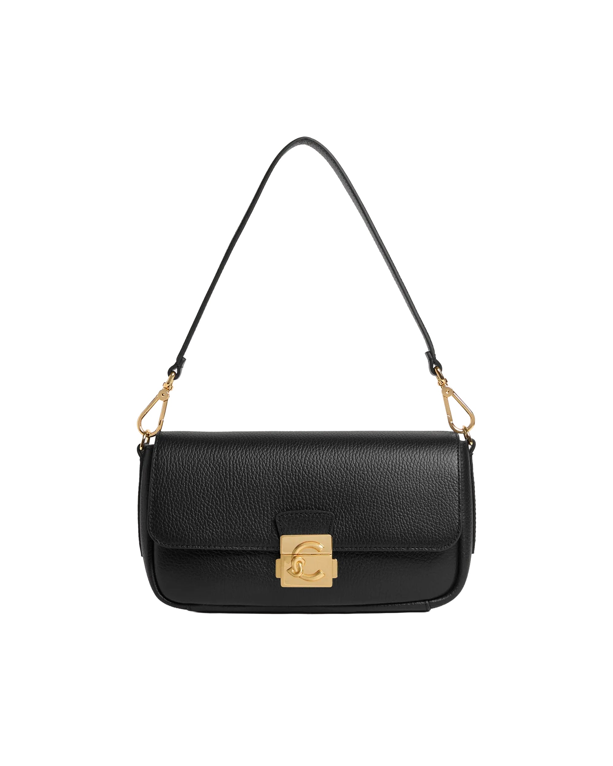 C-Me Lock Medium Bag In Black