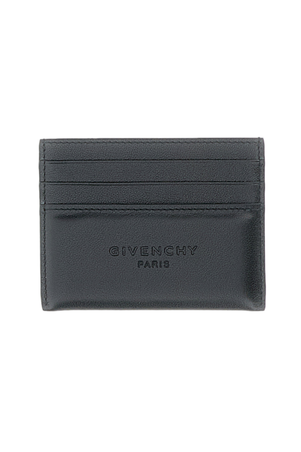 Leather Card Holder With Embossed Logo