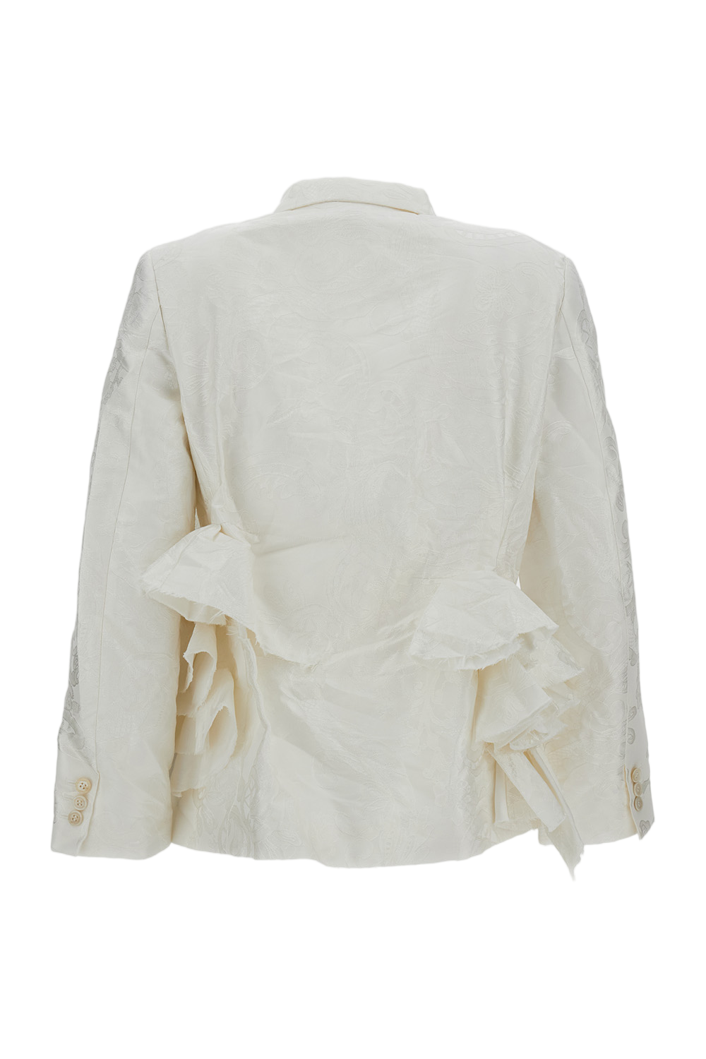 Ruffles Structured Blazer