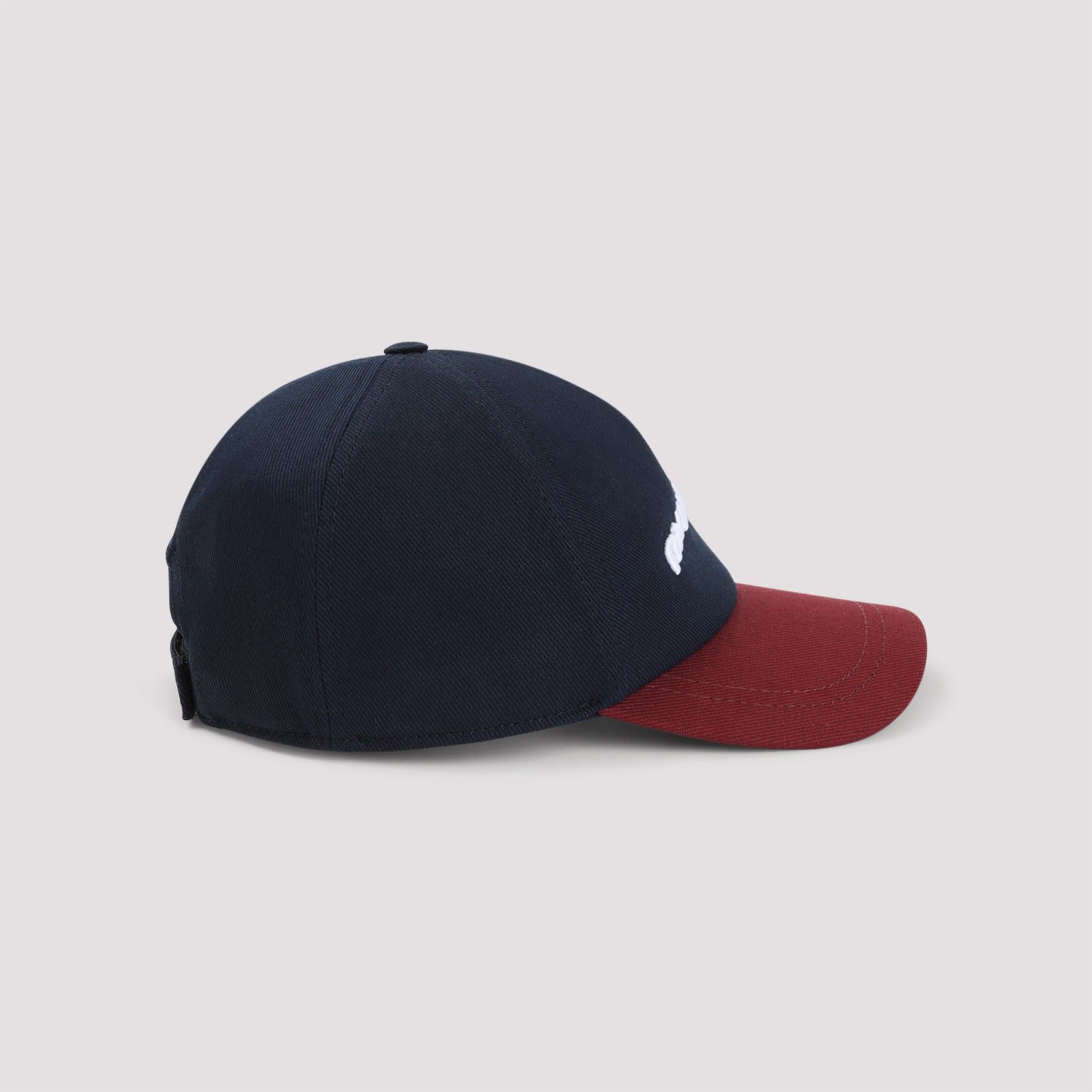 Embroidered Logo Baseball Hat in Navy