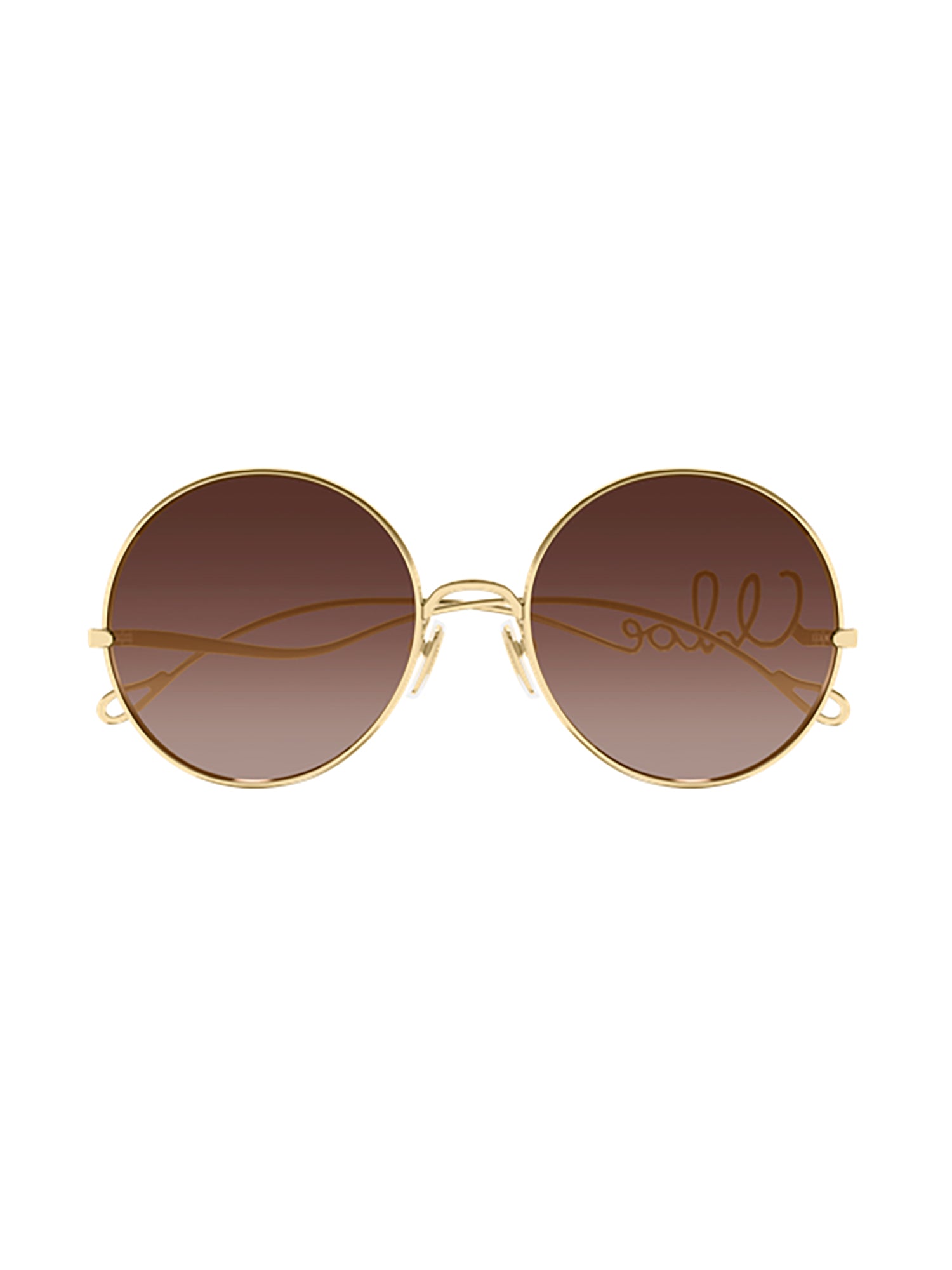 Oval Gradient Brown Lenses