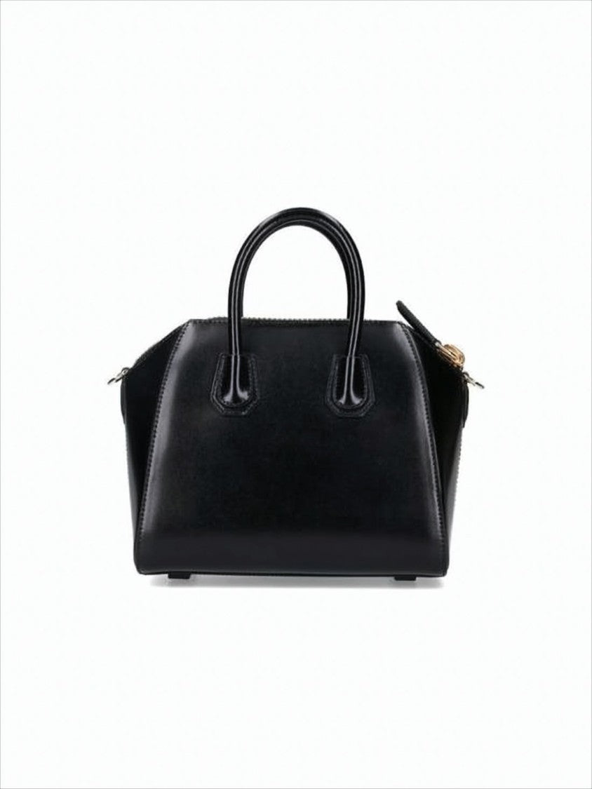 Structured Smooth Calf Leather Tote Bag