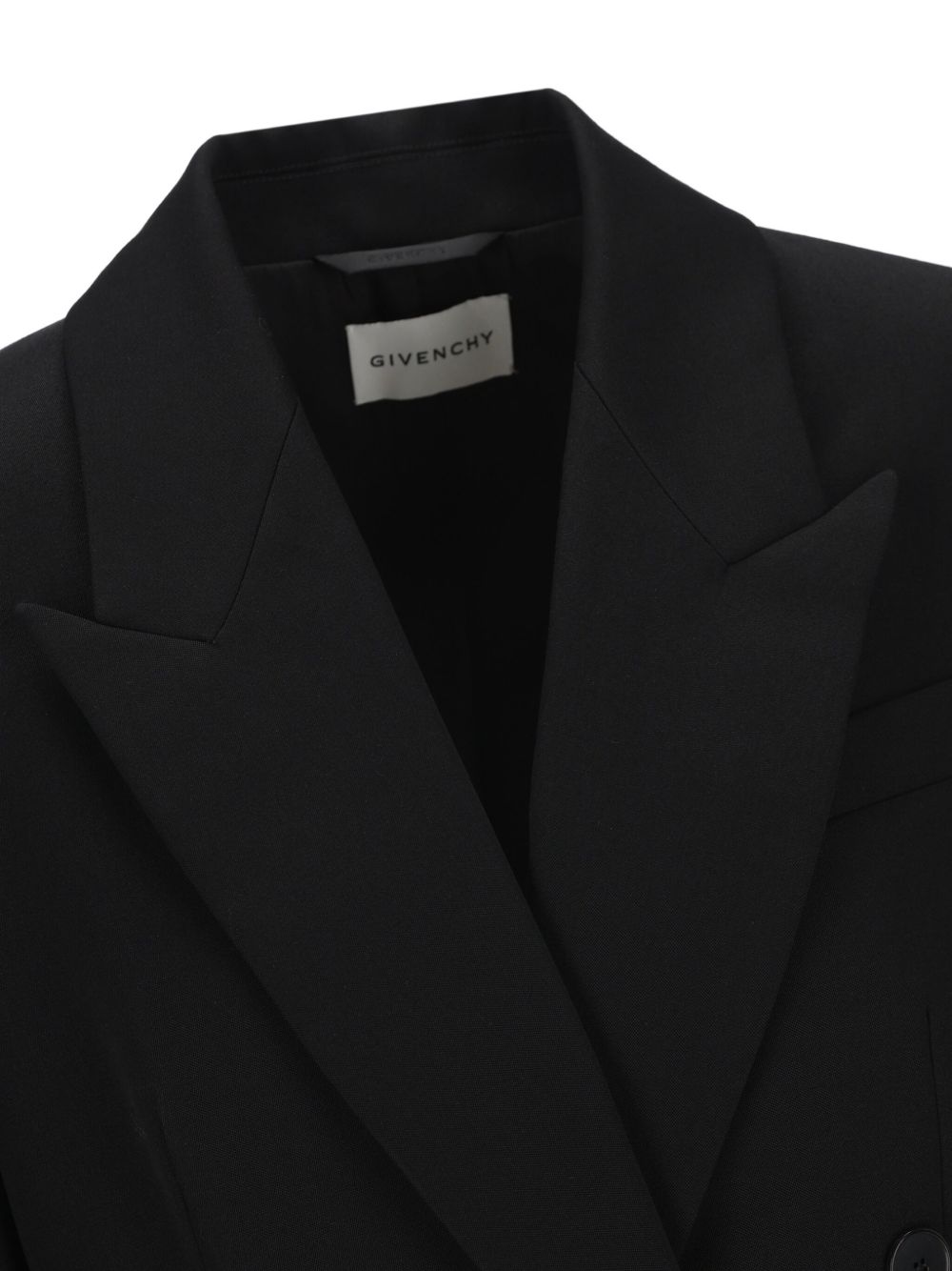 Double-Breasted Slashed Jacket In Wool