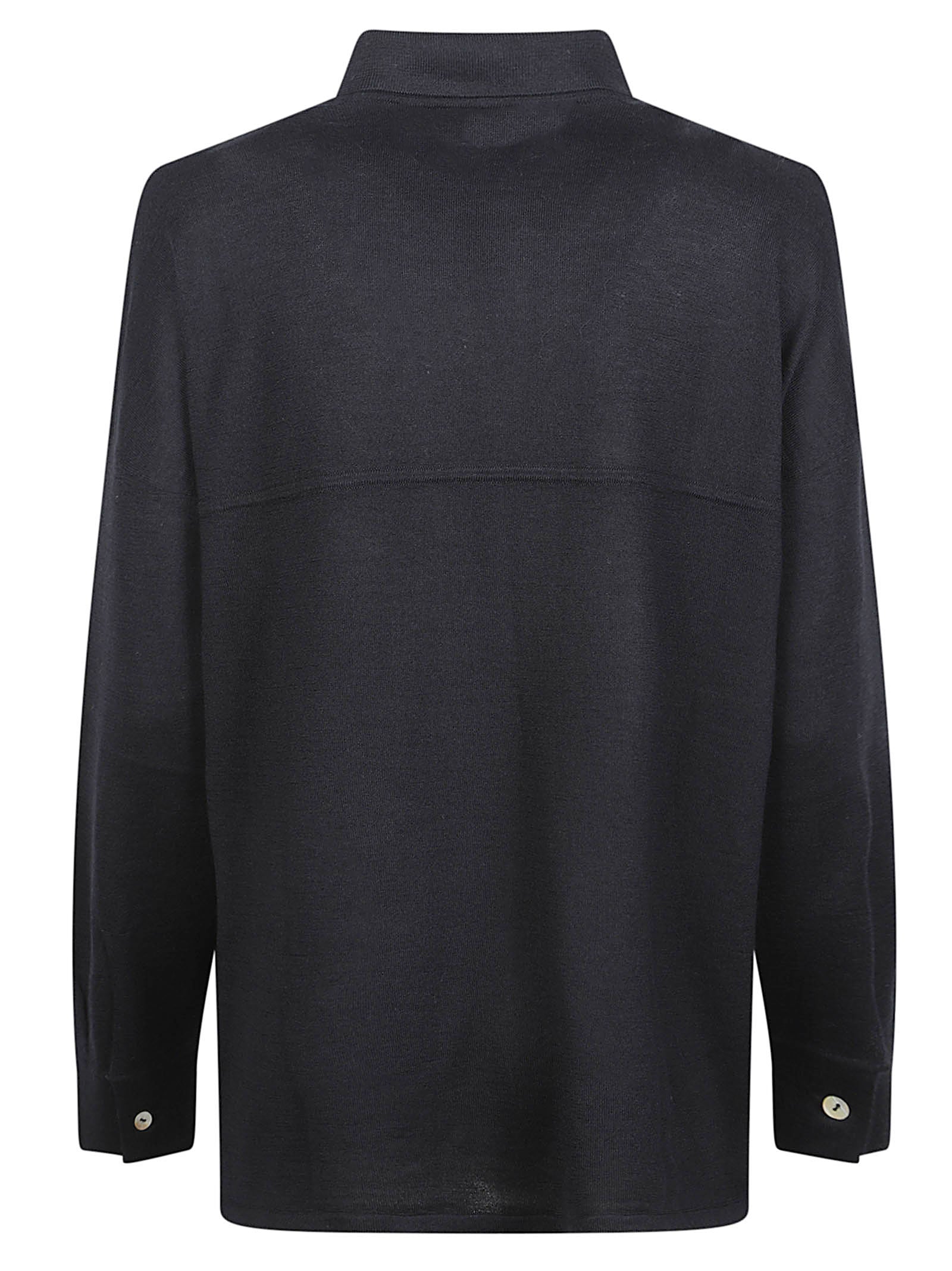 Loose-Fitting Long-Sleeved Shirt