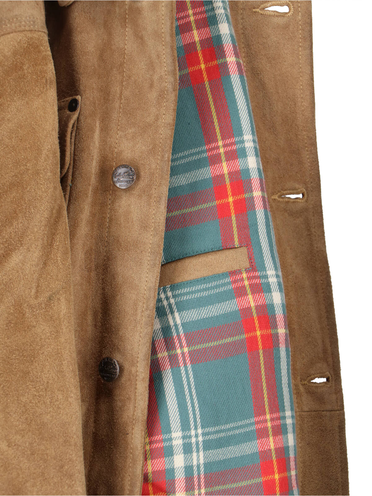 Structured Brown Jacket with Front Zipper Closure