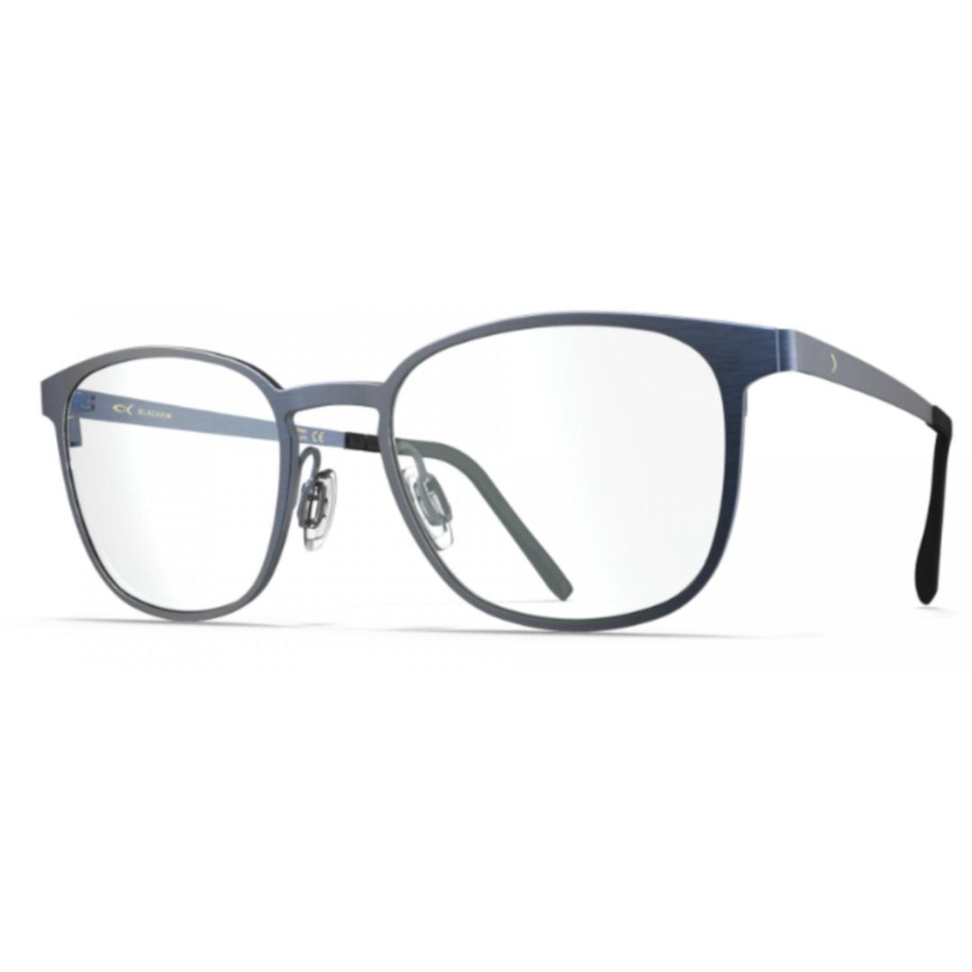 Bf773 St. John Rectangular Titanium Sunglasses with Deep Blue Finish