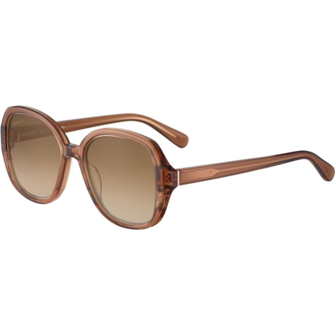 Hayworth Translucent Brown Sunglasses with Gradient Lenses