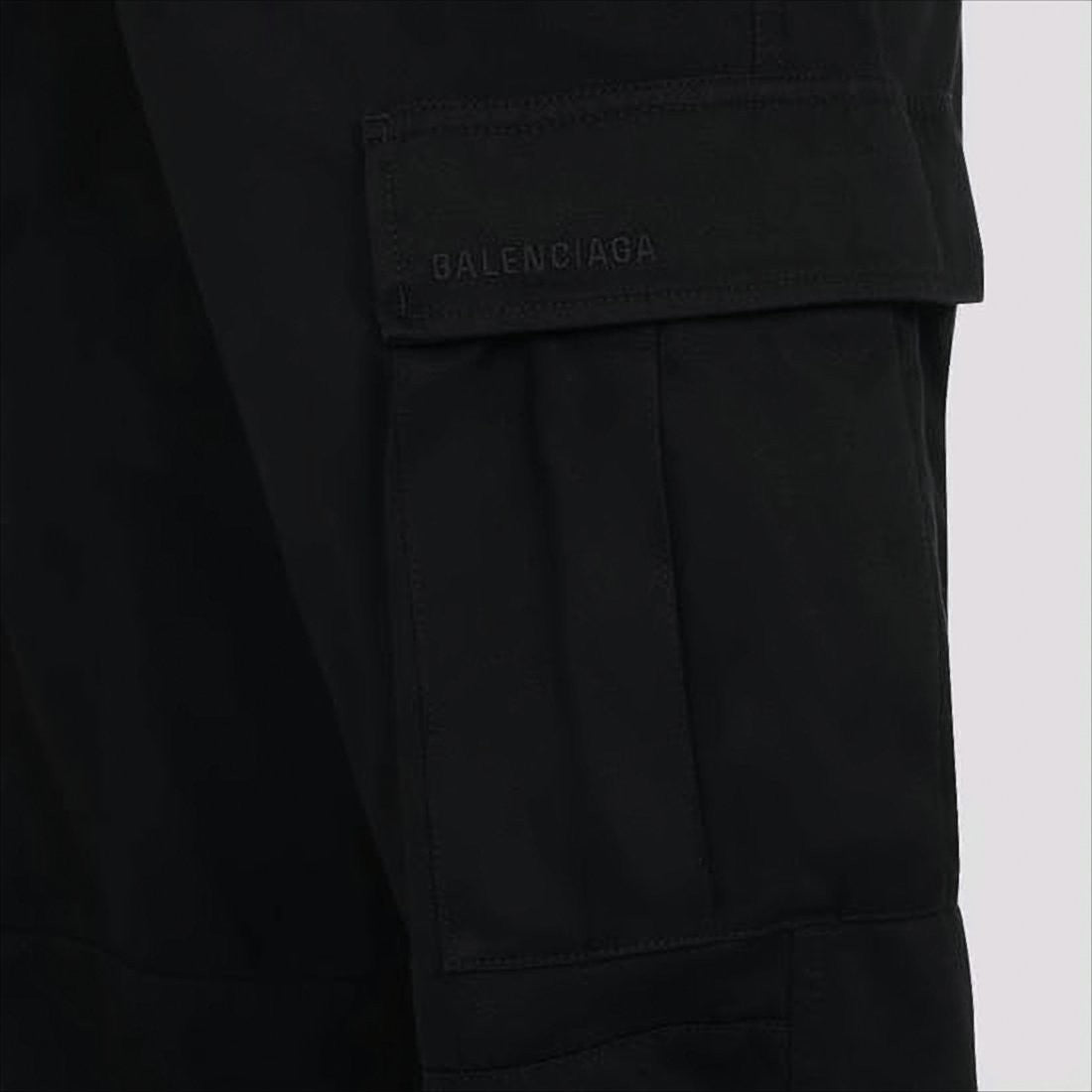 High-Waist Straight-Leg Pants with Flap Pockets