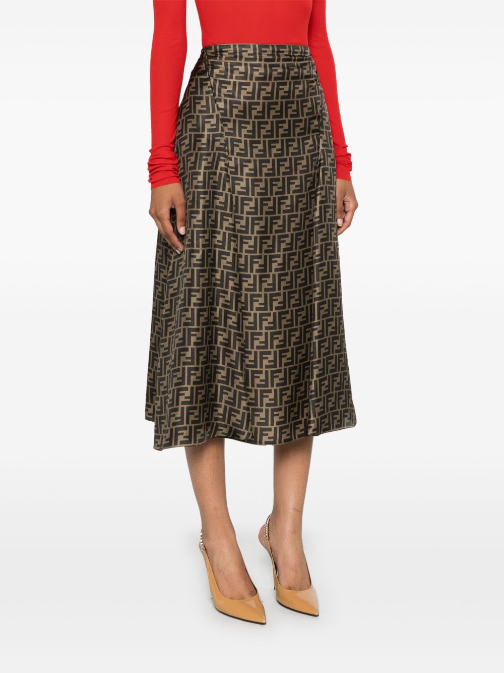 A-Line Midi Skirt