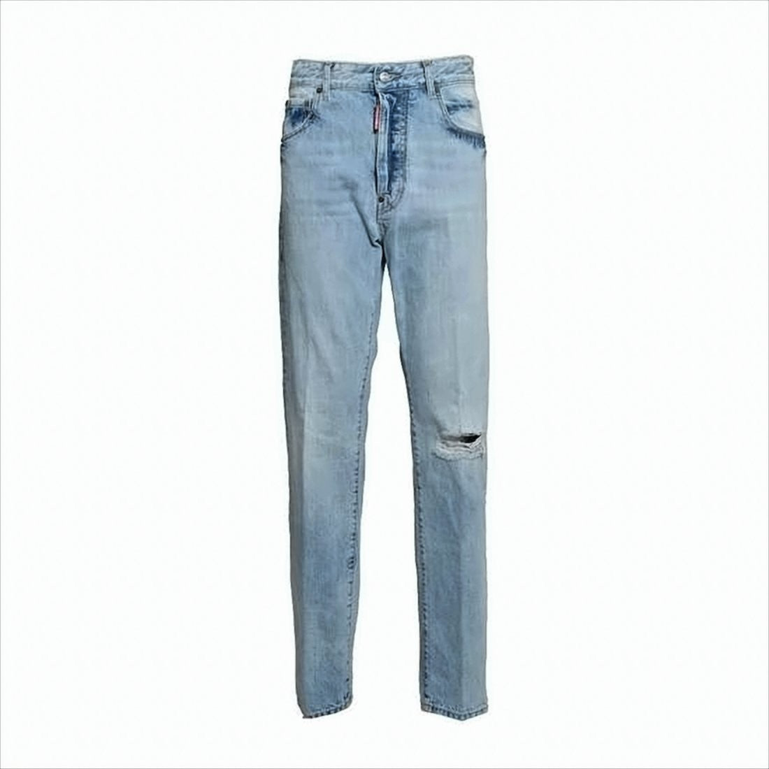 Light Blue Slim Fit Denim Pants