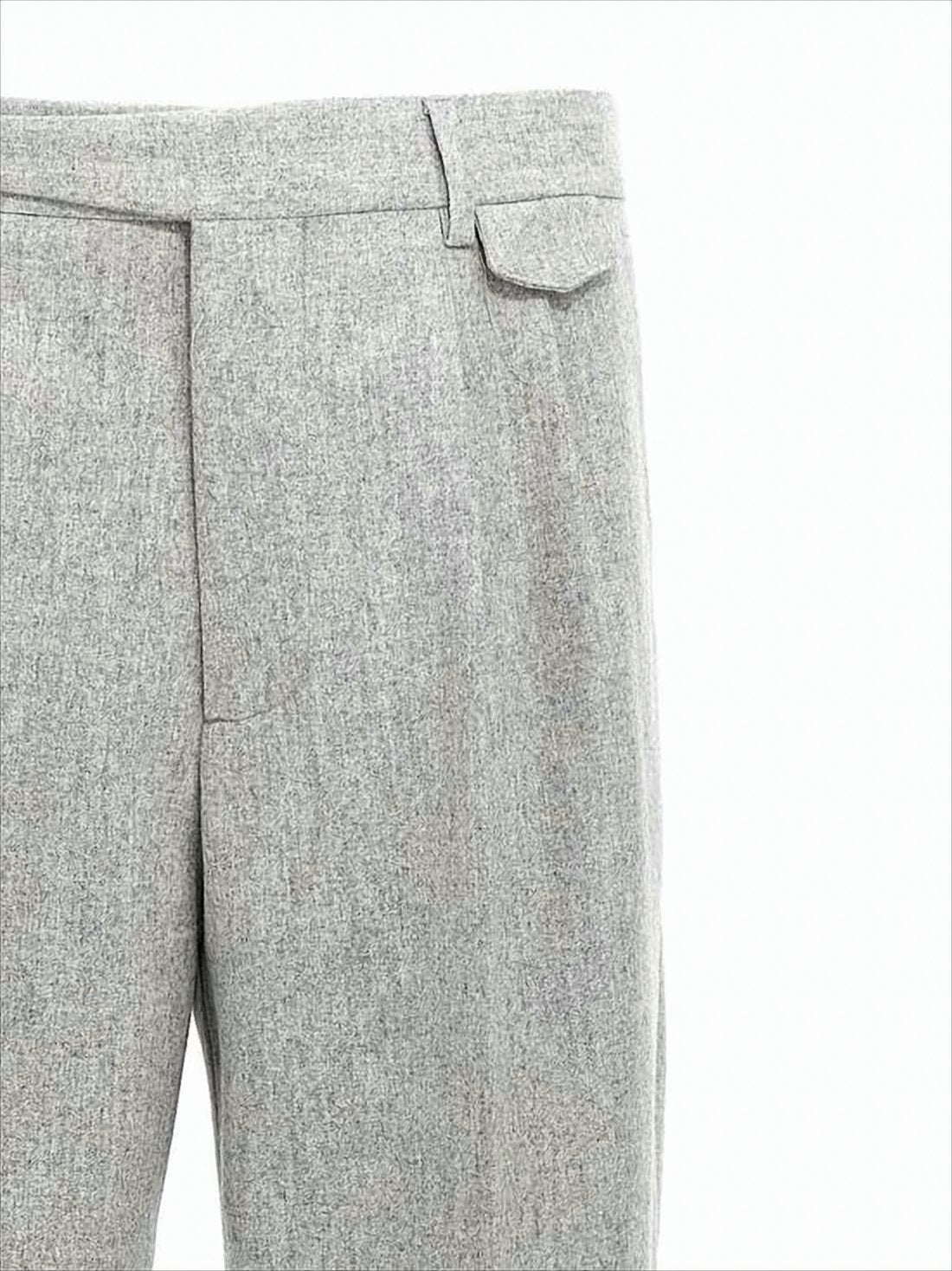 Tailored Grey Suit Pants