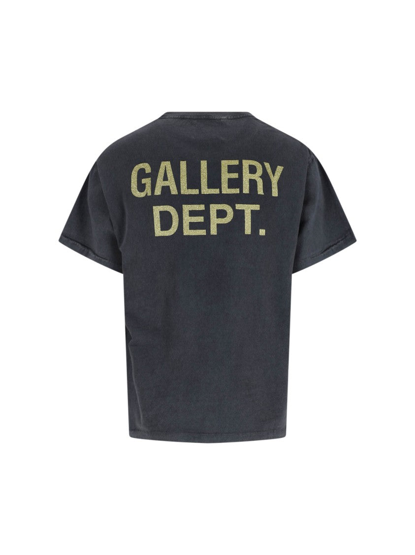 Minimalist Black T-Shirt With Round Neckline And Short Sleeves