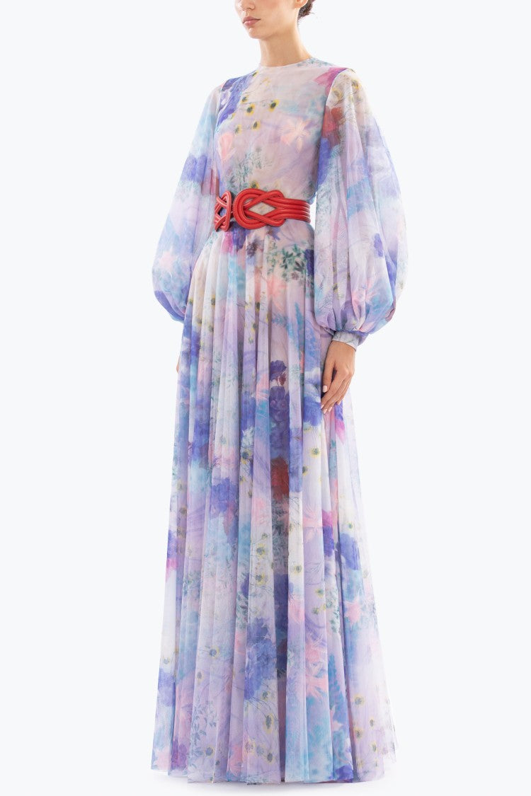 Floral Printed Long Dress