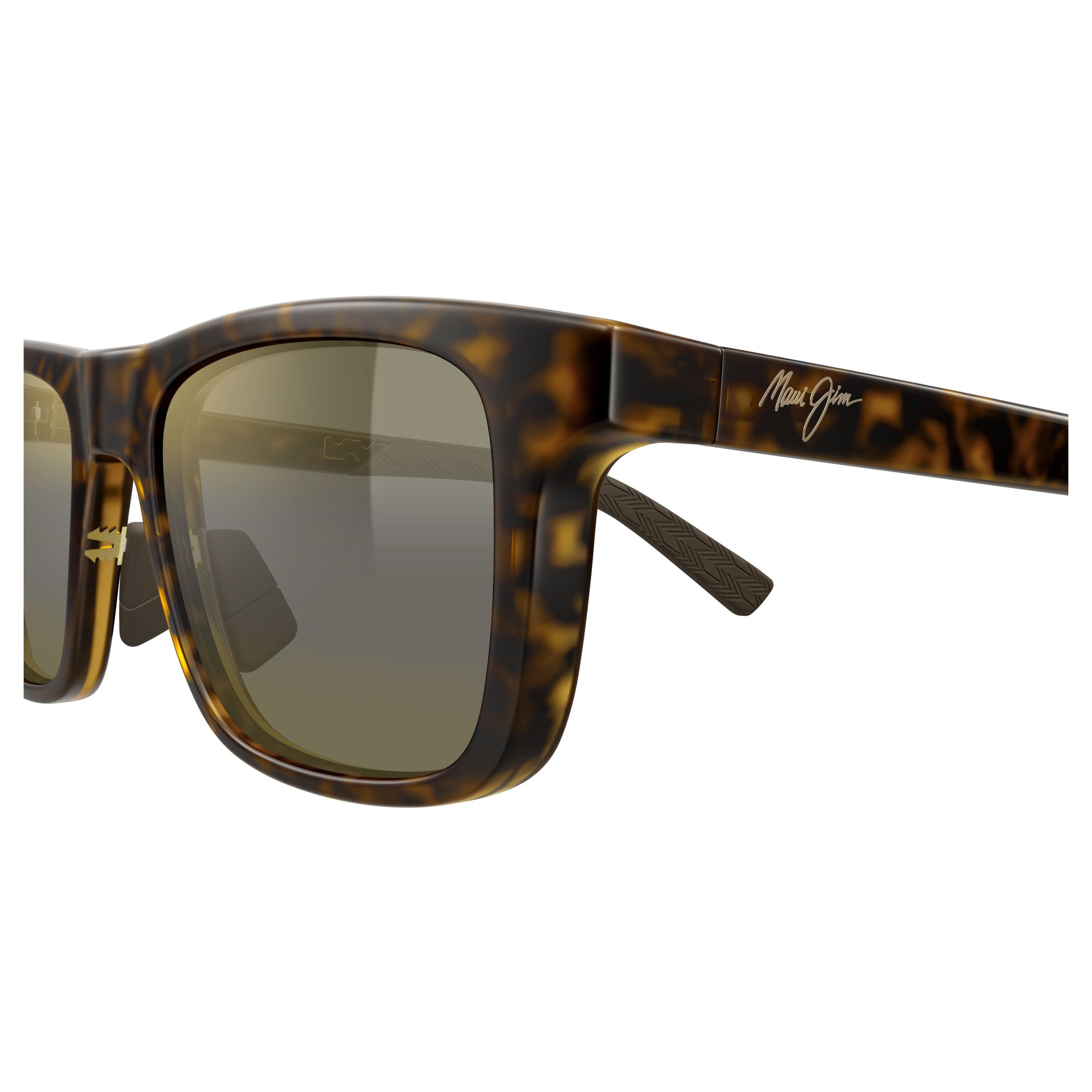 Moaka Rectangular Tortoiseshell Sunglasses with Gradient Lenses