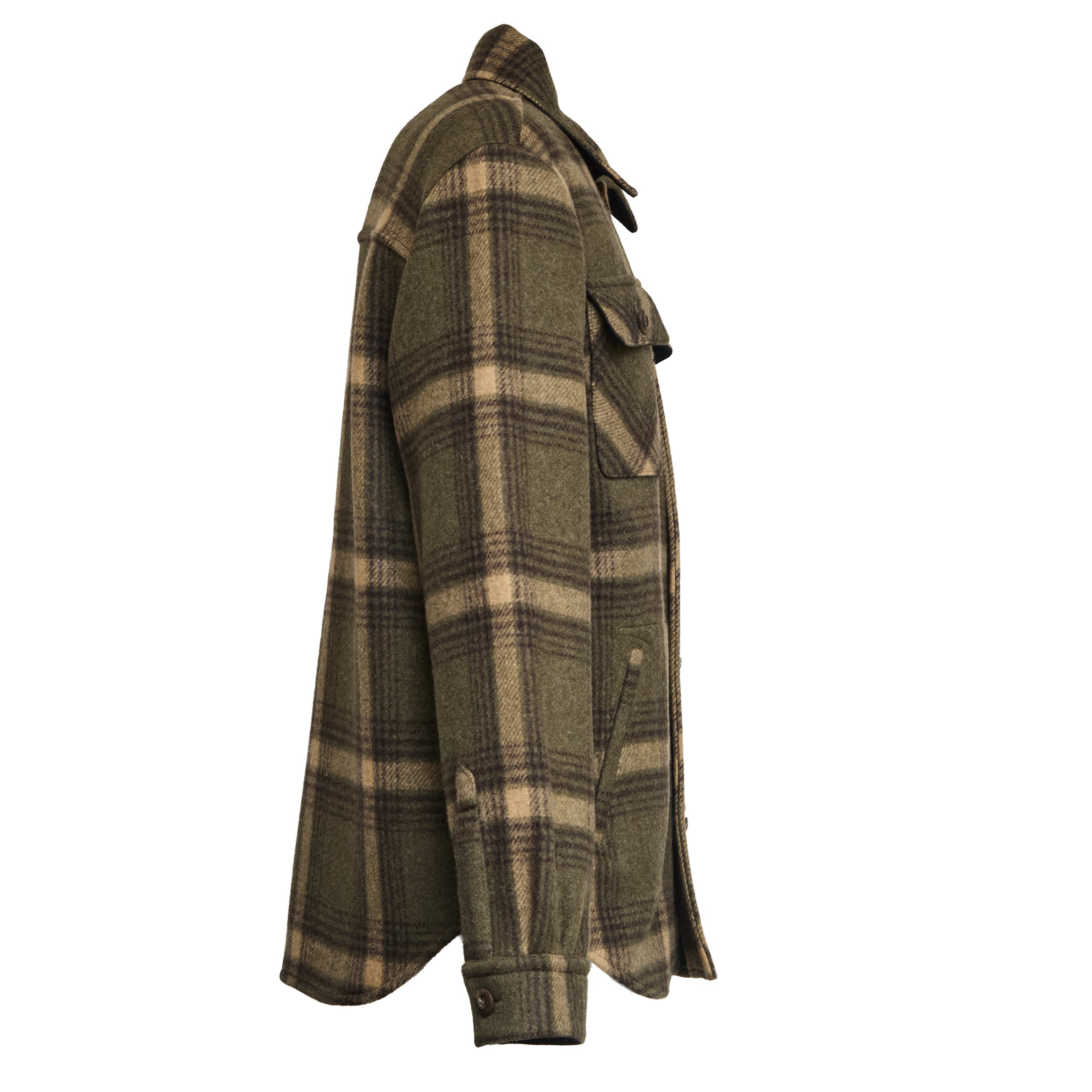 Overshirt Jacket In Panno Scozzese Archive
