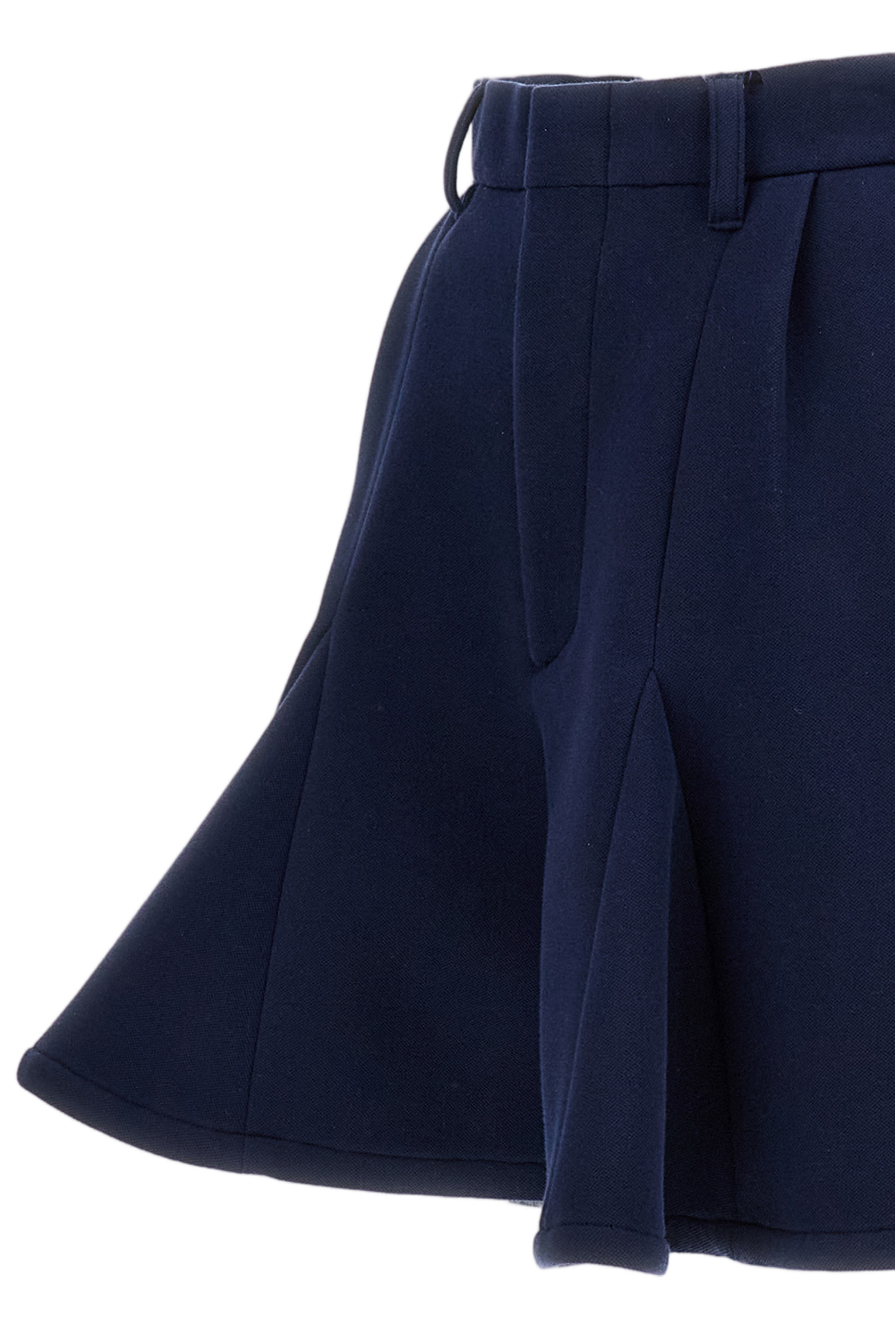 Trianglar Gusset Flared Shorts