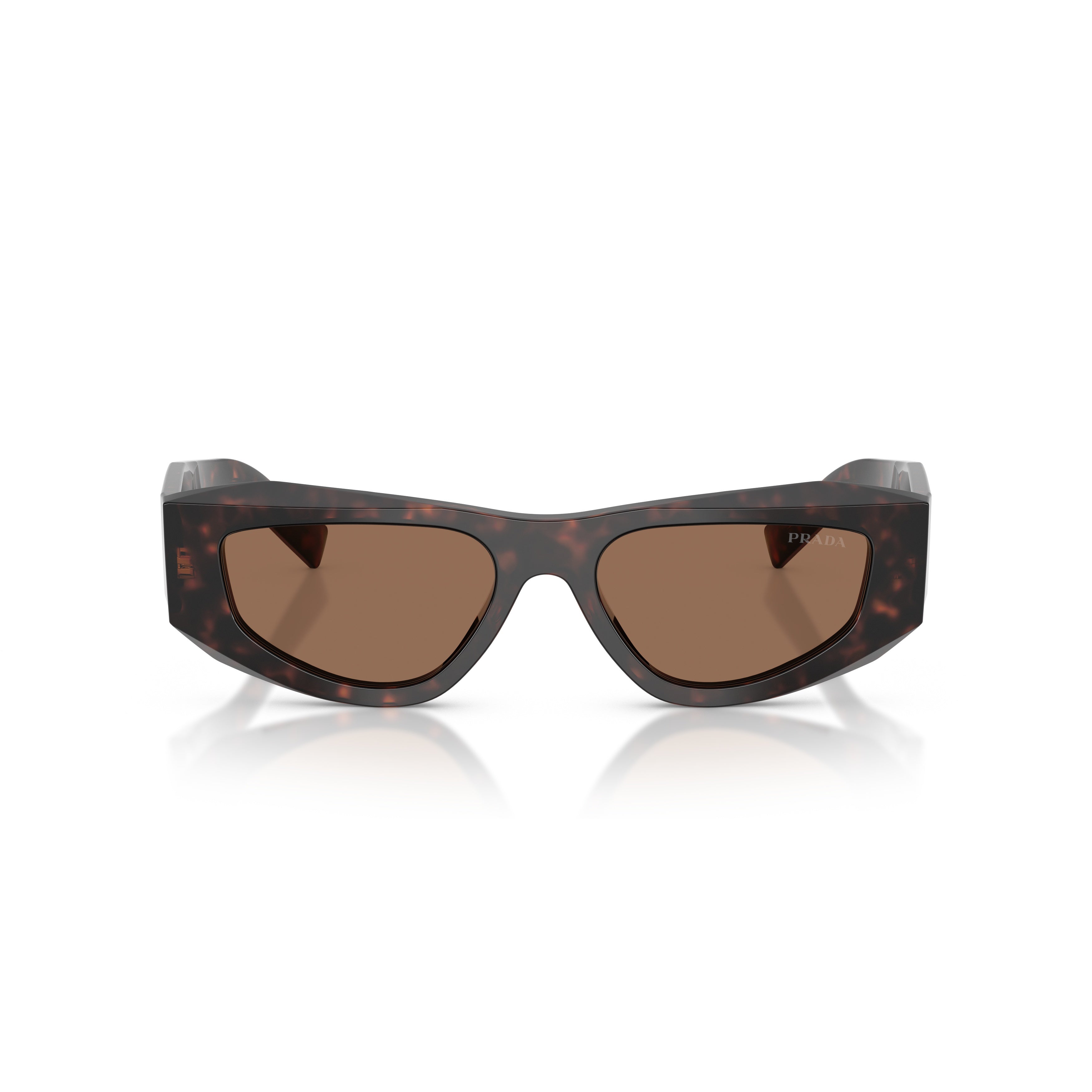 0pr B19s Bold Angular Tortoiseshell Sunglasses