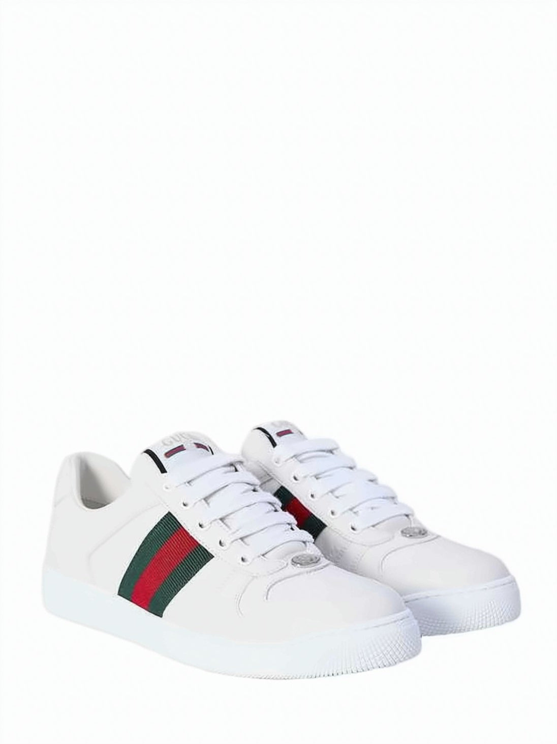 Low-Top Sneakers with Signature Webbing Stripes