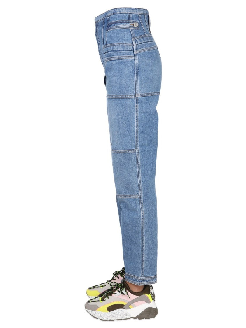 High-Waisted Relaxed Fit Jeans